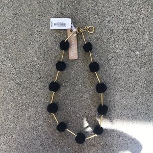 Madewell short Pom Pom necklace